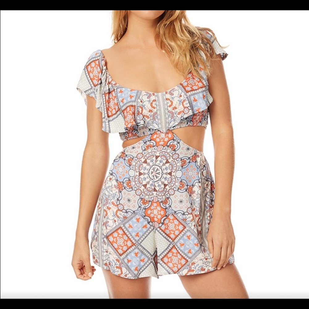 Some Days Lovin Cutout Romper